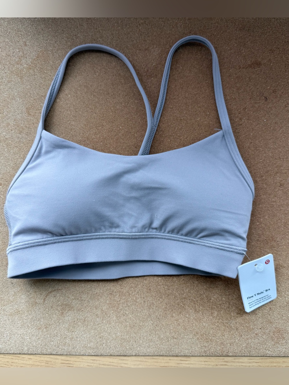 Women’s Light Gray Swim Bralette – Sleek Support